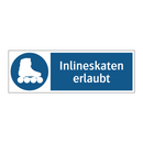 Inlineskaten erlaubt