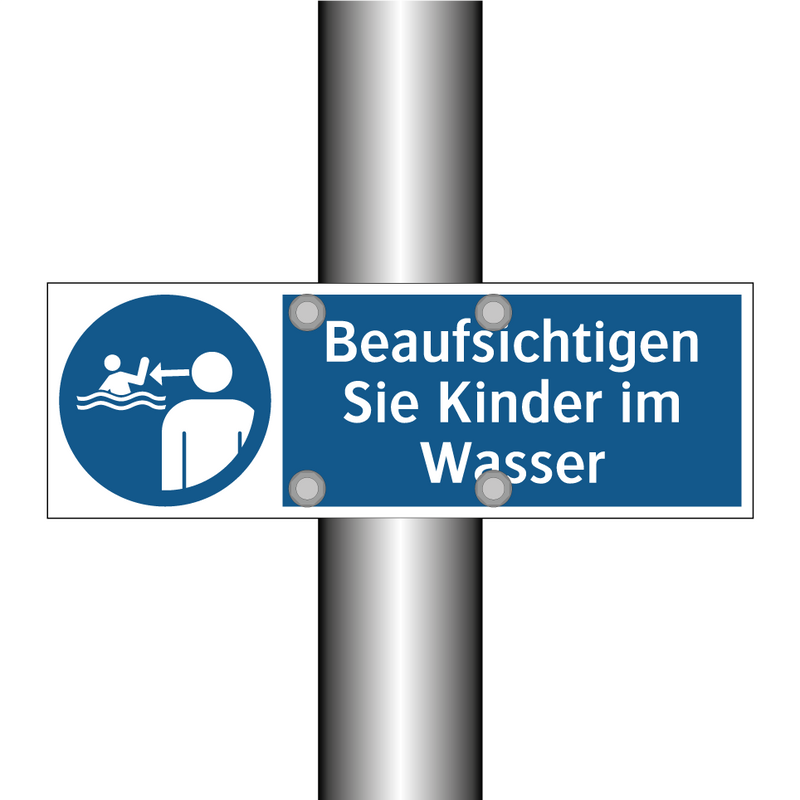 Beaufsichtigen Sie Kinder im Wasser