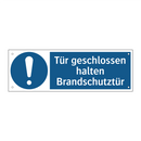 Tür geschlossen halten Brandschutztür