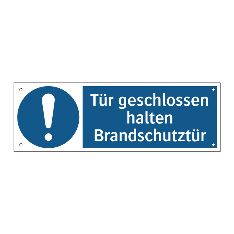 Tür geschlossen halten Brandschutztür