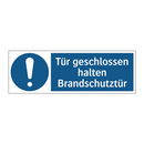 Tür geschlossen halten Brandschutztür