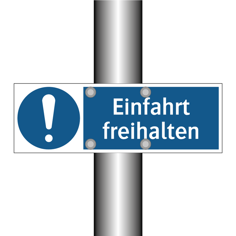 Einfahrt freihalten