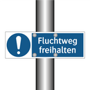 Fluchtweg freihalten