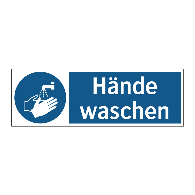 Hände waschen