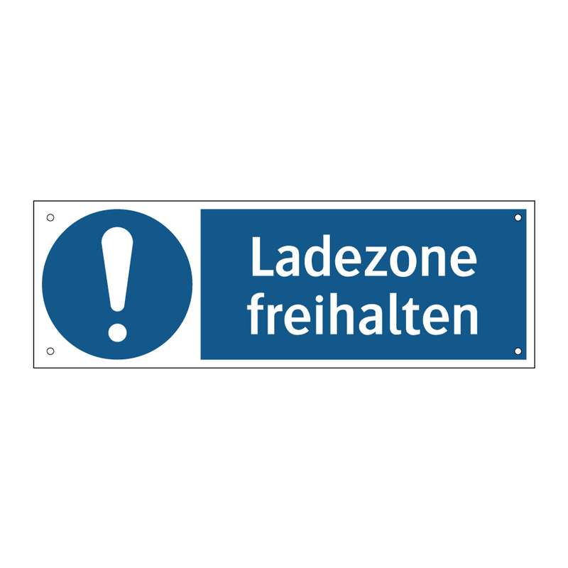 Ladezone freihalten