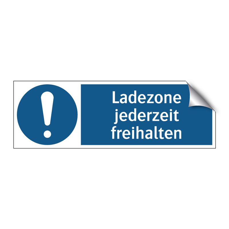 Ladezone jederzeit freihalten