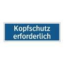 Kopfschutz erforderlich