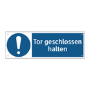 Tor geschlossen halten