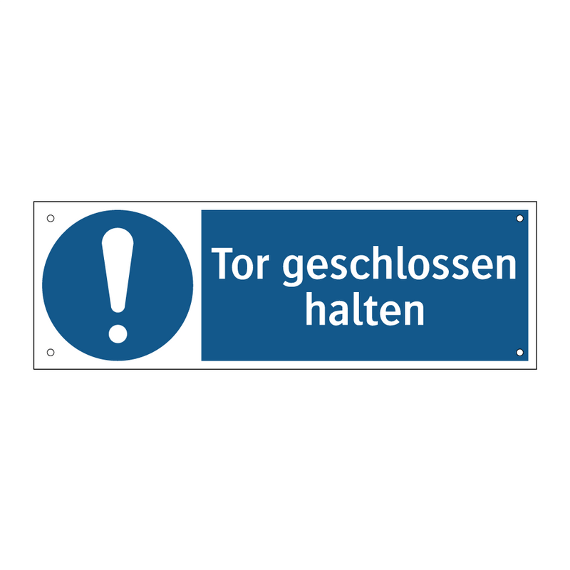 Tor geschlossen halten