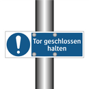 Tor geschlossen halten