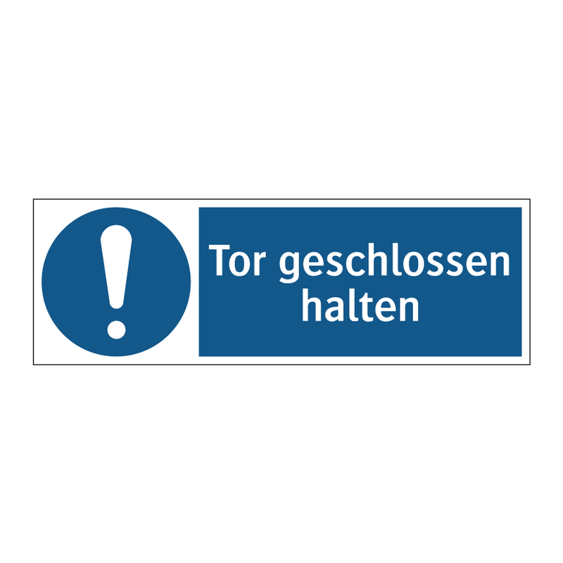 Tor geschlossen halten