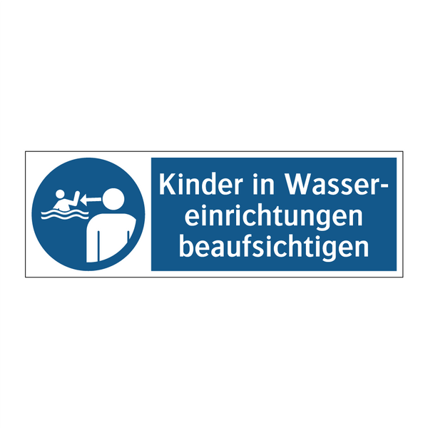 Kinder in Wasser- einrichtungen beaufsichtigen