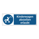 Kinderwagen abstellen erlaubt