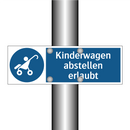 Kinderwagen abstellen erlaubt