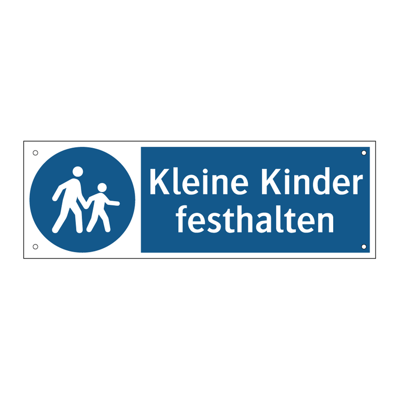 Kleine Kinder festhalten