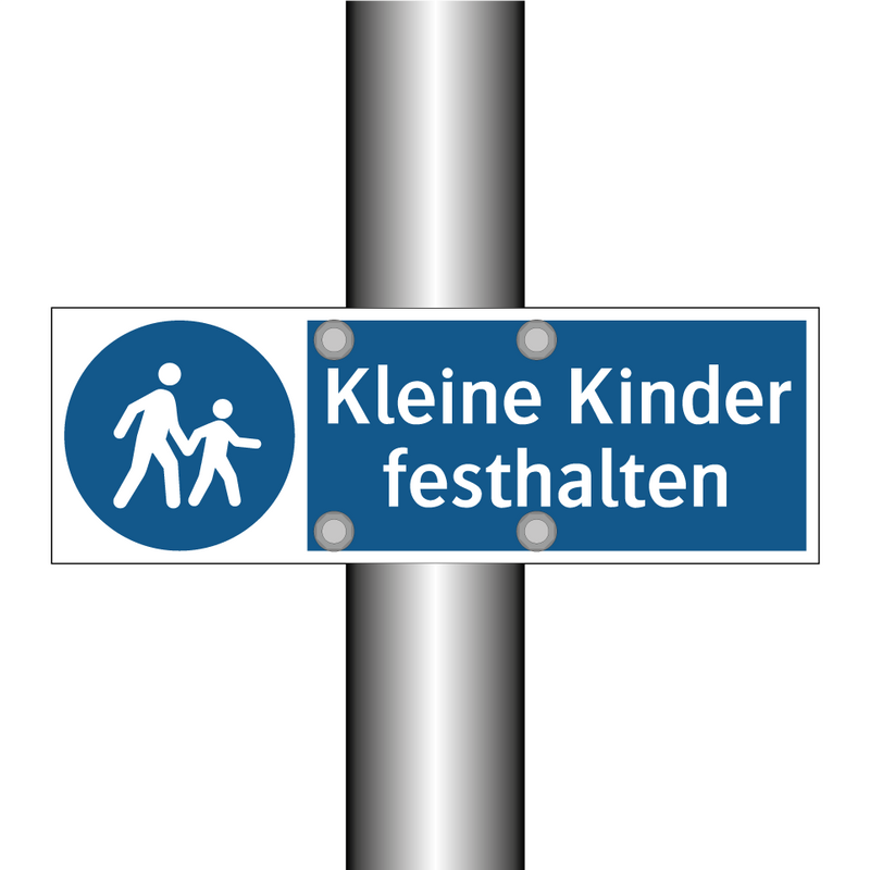 Kleine Kinder festhalten