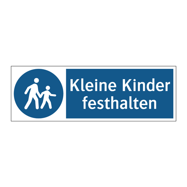 Kleine Kinder festhalten