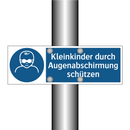 Kleinkinder durch Augenabschirmung schützen