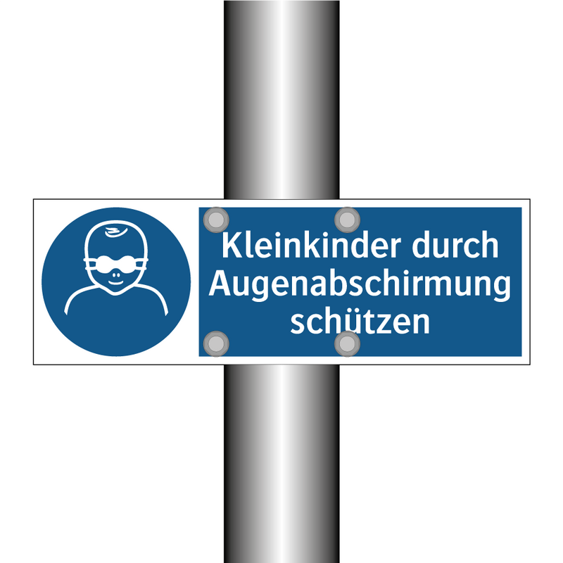 Kleinkinder durch Augenabschirmung schützen