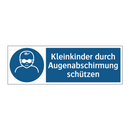 Kleinkinder durch Augenabschirmung schützen