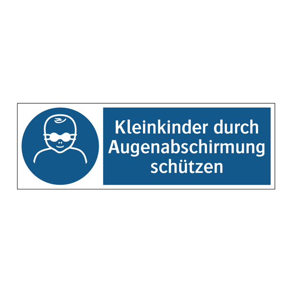 Kleinkinder durch Augenabschirmung schützen