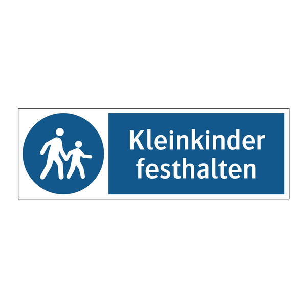 Kleinkinder festhalten