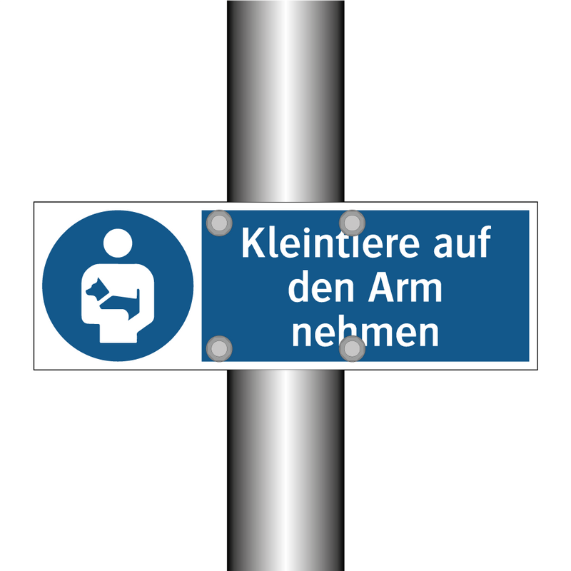 Kleintiere auf den Arm nehmen