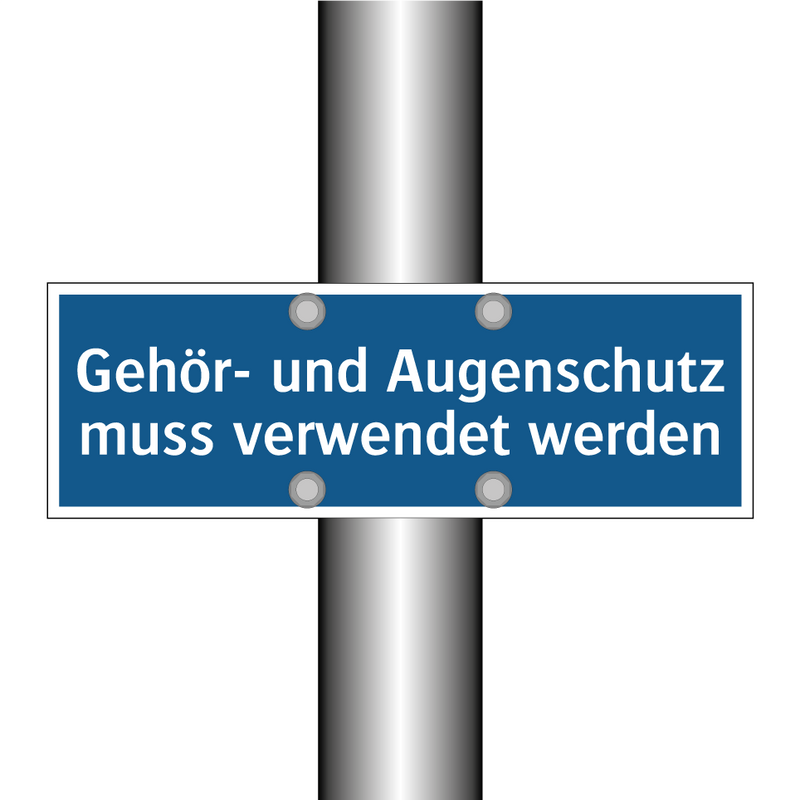 Gehör- und Augenschutz muss verwendet werden