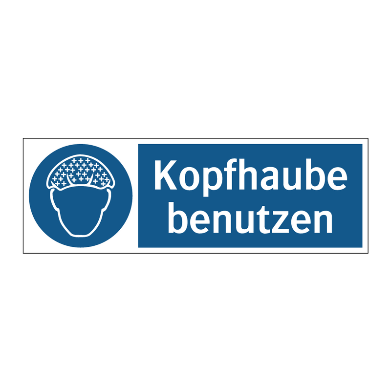 Kopfhaube benutzen