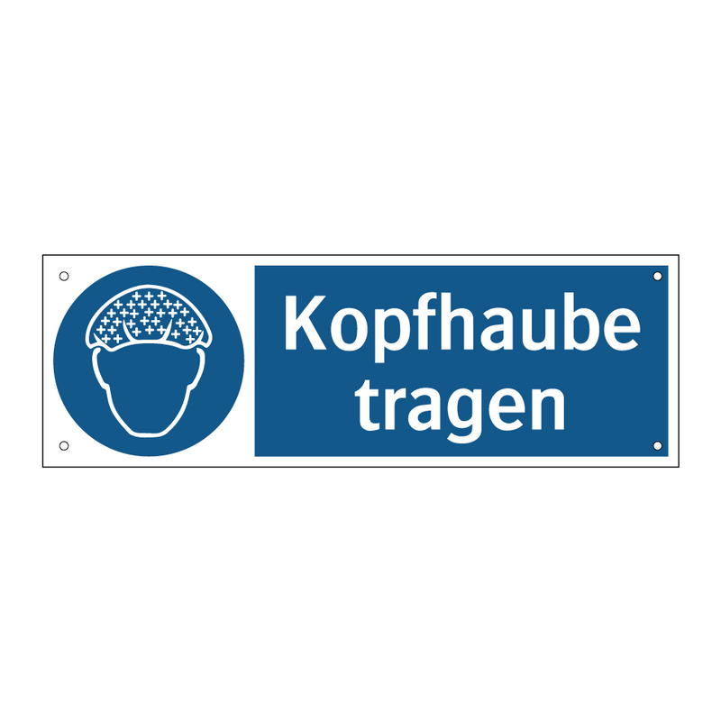 Kopfhaube tragen