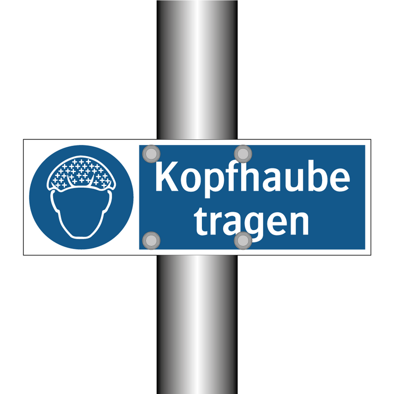 Kopfhaube tragen