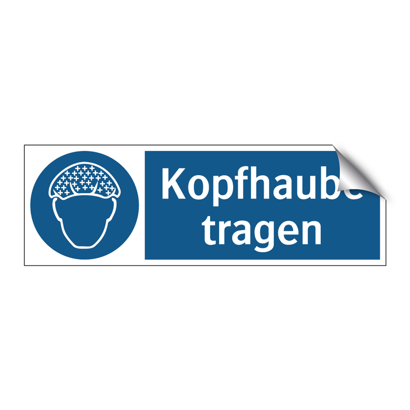 Kopfhaube tragen