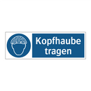 Kopfhaube tragen