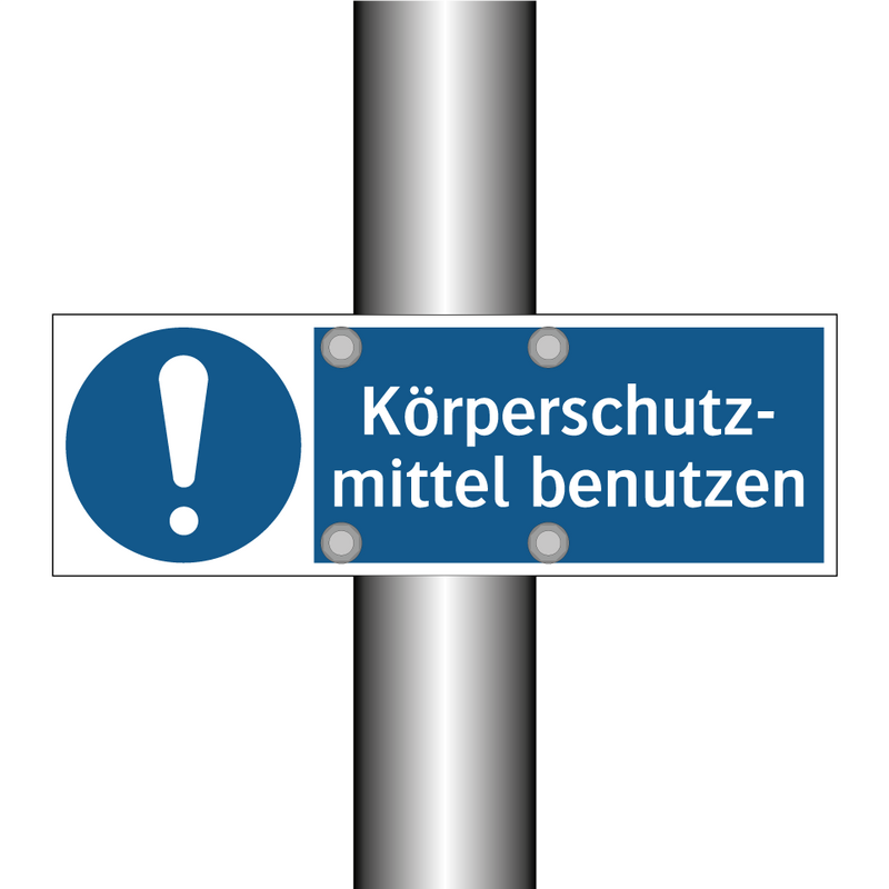 Körperschutz- mittel benutzen
