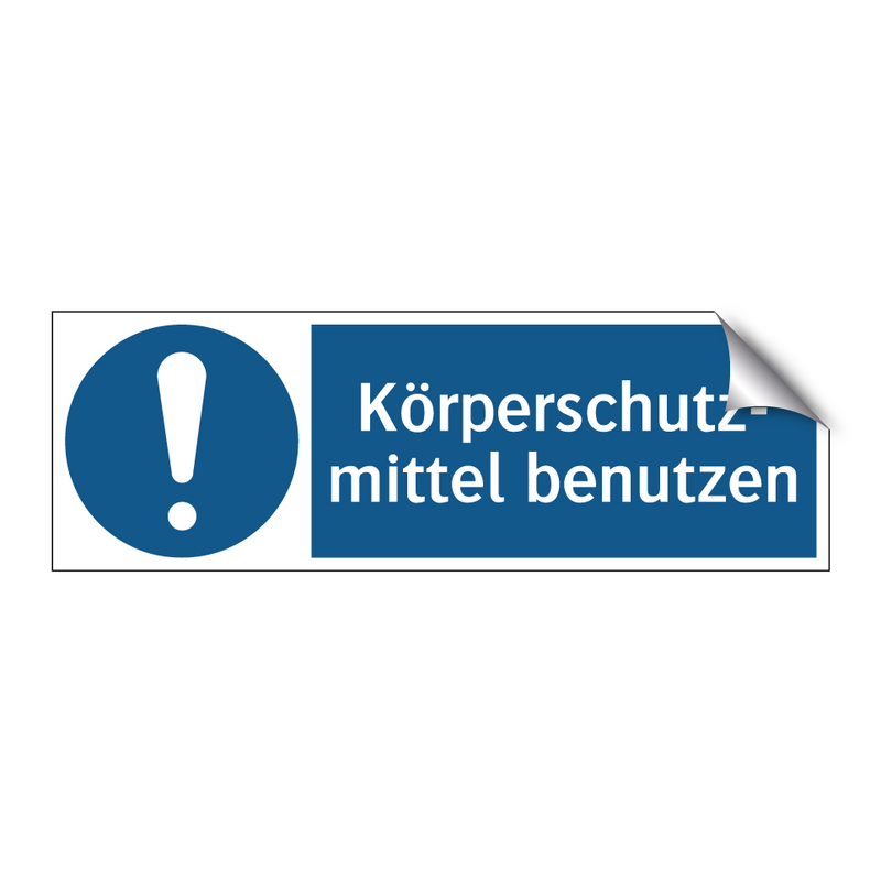 Körperschutz- mittel benutzen