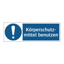 Körperschutz- mittel benutzen