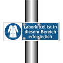Laborkittel ist in diesem Bereich erforderlich