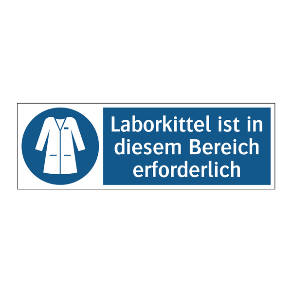 Laborkittel ist in diesem Bereich erforderlich