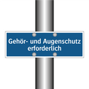 Gehör- und Augenschutz erforderlich