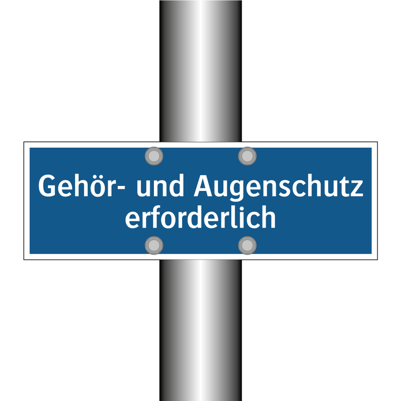 Gehör- und Augenschutz erforderlich