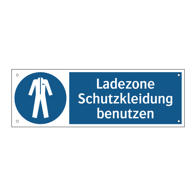 Ladezone Schutzkleidung benutzen