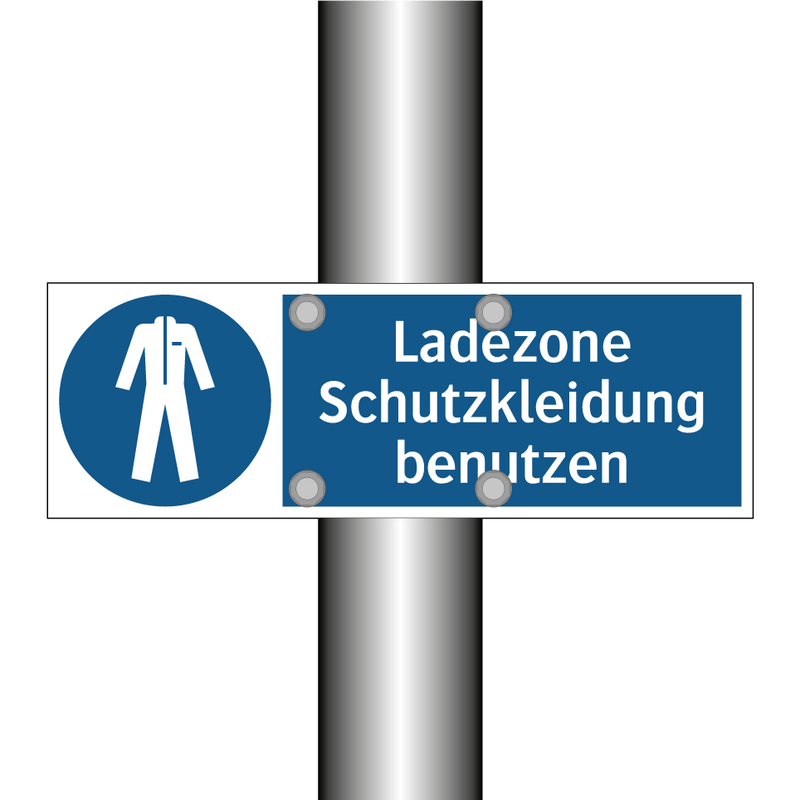 Ladezone Schutzkleidung benutzen