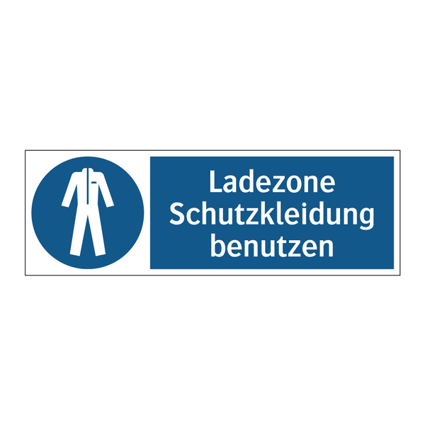 Ladezone Schutzkleidung benutzen