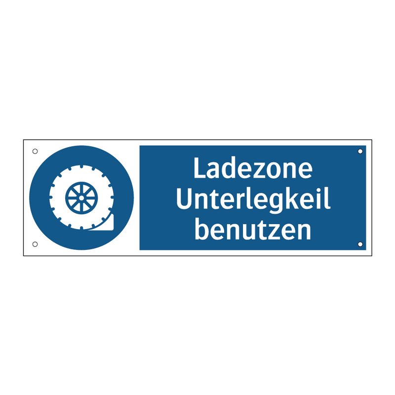 Ladezone Unterlegkeil benutzen