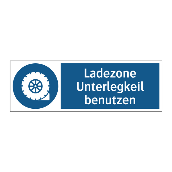 Ladezone Unterlegkeil benutzen