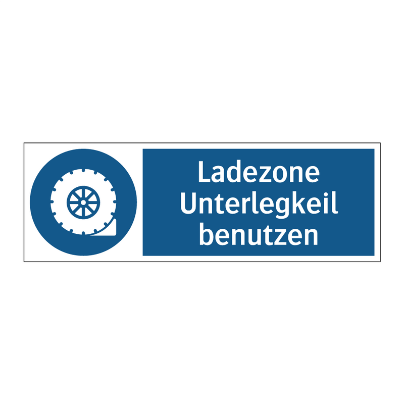Ladezone Unterlegkeil benutzen