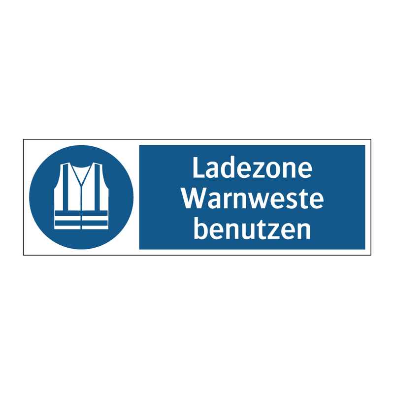 Ladezone Warnweste benutzen