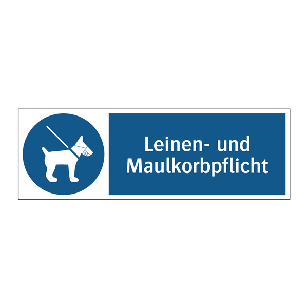 Leinen- und Maulkorbpflicht