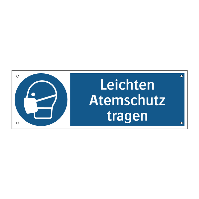Leichten Atemschutz tragen