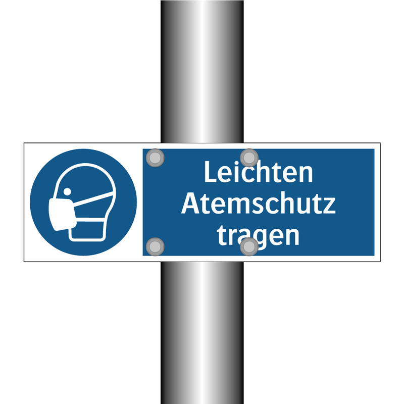 Leichten Atemschutz tragen